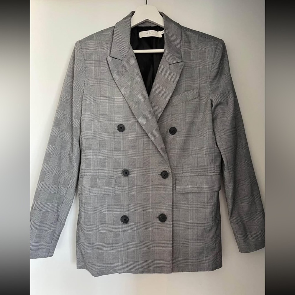 ASTR The Label Check Plaid Blazer